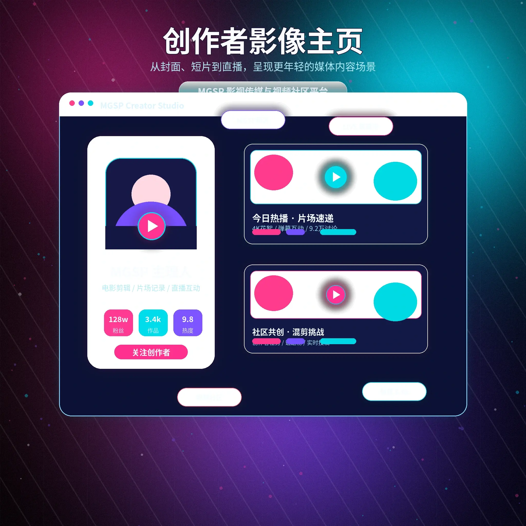 蘑菇视频艺术创作内容